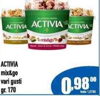 Del Prete Distribuzioni ACTIVIA mix&go gr.170 offerta