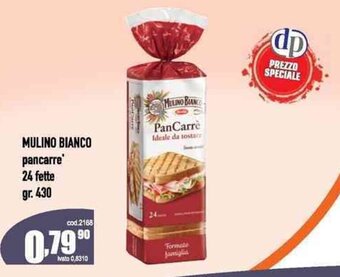 MULINO BIANCO pancarre 24 fette gr. 430
