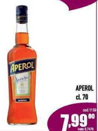 Del Prete Distribuzioni APEROL cl. 70 offerta