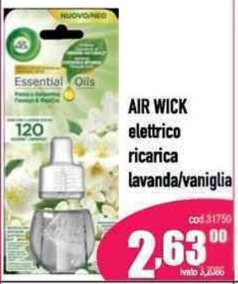 Del Prete Distribuzioni AIR WICK elettrico ricarica lavanda/vaniglia offerta