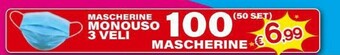 Set Mascherine Monouso 3 Veli