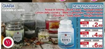 Satur Giara Candele In Vetro offerta