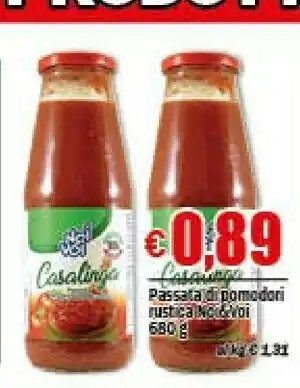 EMMEpiù Noi&voi Passata Rustica Di Pomodoro offerta