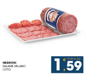 NEGRONI SALAME MILANO