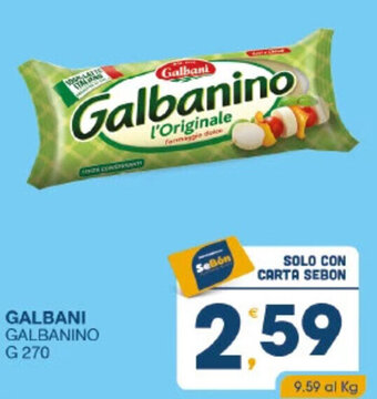 SeBón Supermercati GALBANI GALBANINO G 270 offerta