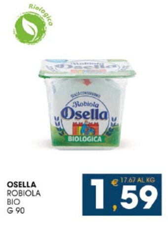 SeBón Supermercati OSELLA ROBIOLA BIO G 90 offerta