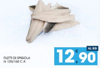 SeBón Supermercati FILETTI DI SPIGOLA G 120/160 C.A. offerta