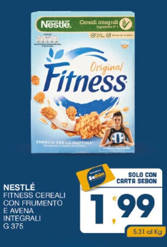 NESTLÉ FITNESS CEREALI CON FRUMENTO E AVENA INTEGRALI G 375