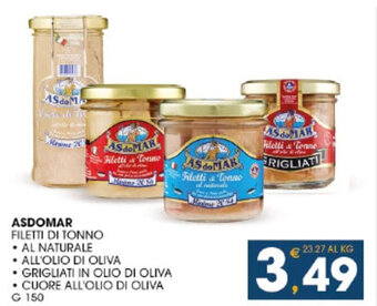 ASDOMAR FILETTI DI TONNO G 150