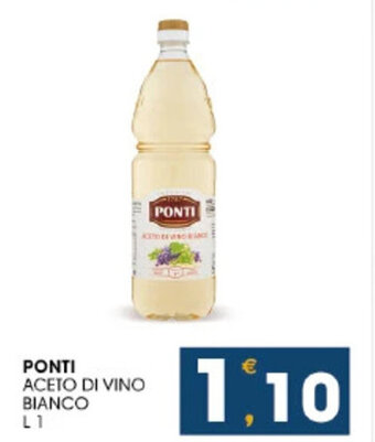 SeBón Supermercati PONTI ACETO DI VINO BIANCO L 1 offerta