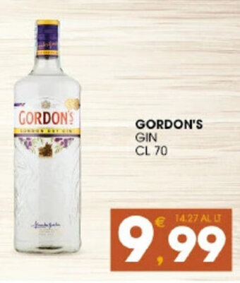 SeBón Supermercati GORDON'S GIN CL 70 offerta