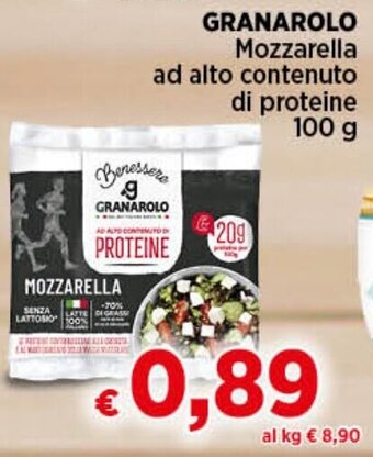 GRANAROLO Mozzarella ad alto contenuto di proteine 100 g