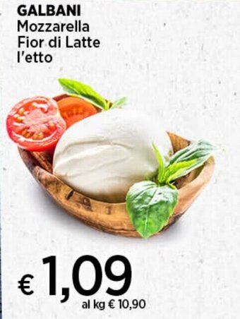 Coop Radenza GALBANI Mozzarella Fior di Latte offerta