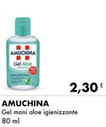 Iper Tosano AMUCHINA Gel mani aloe igienizzante 80 ml offerta