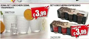 Satur Galileo Bicchieri offerta