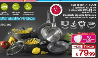 Satur Batteria pentole offerta