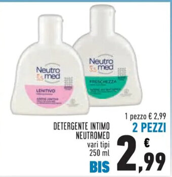 Conad DETERGENTE INTIMO NEUTROMED vari tipi 250 ml offerta