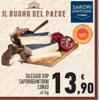 Conad TALEGGIO DOP SAPORI&DINTORNI CONAD al kg offerta