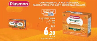 Conad IL BISCOTTO DEI BAMBINI PLASMON 720 g offerta