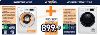 Whirlpool LAVATRICE FFB946SVIT+ ASCIUGATRICE FFTNM229X3BIT