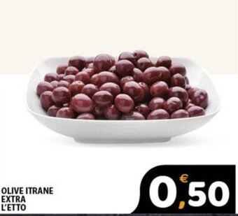 Premium Supermercati OLIVE ITRANE EXTRA L'ETTO offerta