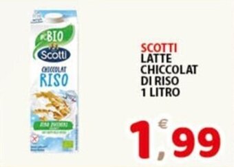 Premium Supermercati SCOTTI LATTE CHICCOLAT DI RISO 1 LITRO offerta