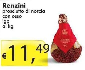 Renzini prosciutto di norcia con osso igp
