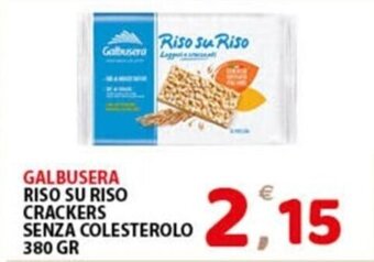 Premium Supermercati GALBUSERA RISO SU RISO CRACKERS SENZA COLESTEROLO 380 GR offerta