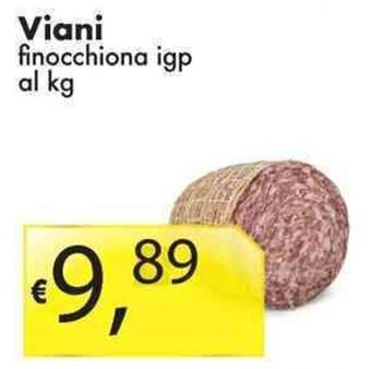 Sugros Viani finocchiona igp offerta