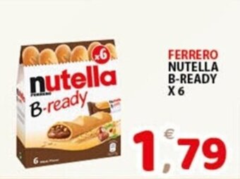 FERRERO NUTELLA B-READY X 6