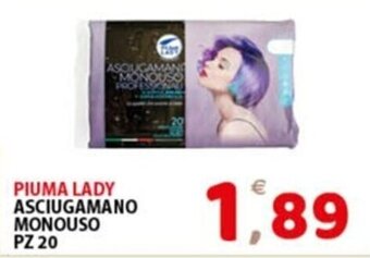 PIUMA LADY ASCIUGAMANO MONOUSO PZ 20