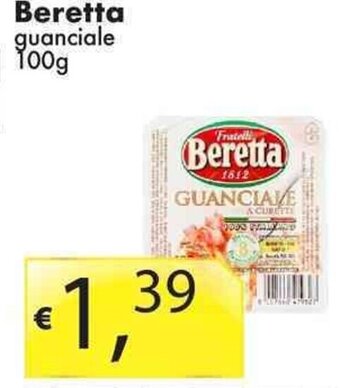 Sugros Beretta guanciale 100 g offerta