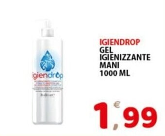 Premium Supermercati IGIENDROP GEL IGIENIZZANTE MANI 1000 ML offerta