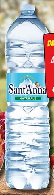 èccoMI ACQUA SANT ANNA NATURALE L 1.5 offerta