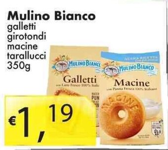 Sugros Mulino Bianco galletti girotondi macine tarallucci 350g offerta
