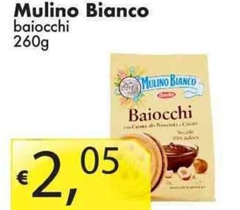 Sugros Mulino Bianco baiocchi 260g offerta