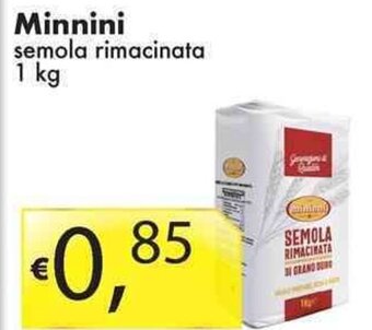 Sugros Minnini semola rimacinata 1 kg offerta