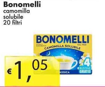 Sugros Bonomelli camomilla solubile 20 filtri offerta