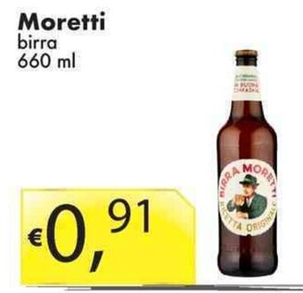 Sugros Moretti birra 660 ml offerta