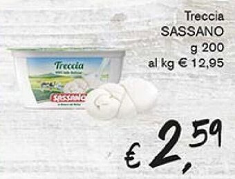 èccoMI Treccia SASSANO g 200 offerta