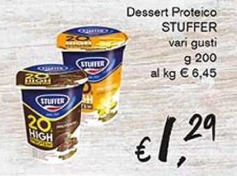 èccoMI Dessert Proteico STUFFER vari gusti g 200 offerta