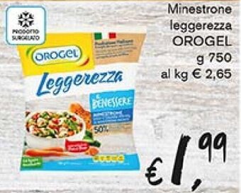 èccoMI Minestrone leggerezza OROGEL g 750 offerta