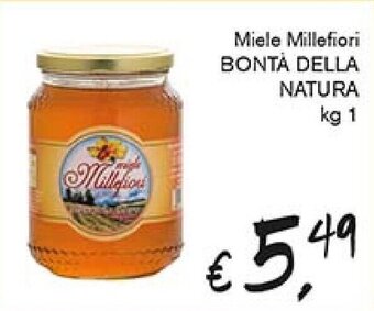 èccoMI Miele Millefiori BONTÀ DELLA NATURA kg 1 offerta