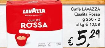èccoMI Caffè LAVAZZA Qualità Rossa g 250 x 2 offerta
