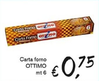 èccoMI Carta forno OTTIMO mt 6 offerta