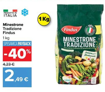 Minestrone Tradizione Findus 1 kg