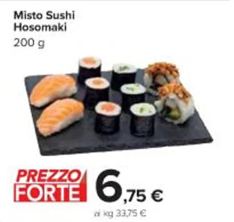 Carrefour Iper Misto Sushi Hosomaki 200 g offerta