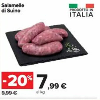 Carrefour Iper Salamelle di Suino offerta