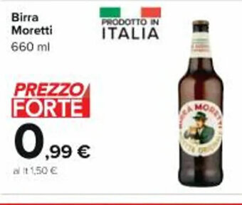 Carrefour Iper Birra Moretti 660 ml offerta