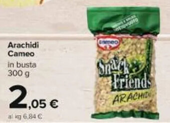 Carrefour Iper Arachidi Cameo in busta 300 g offerta